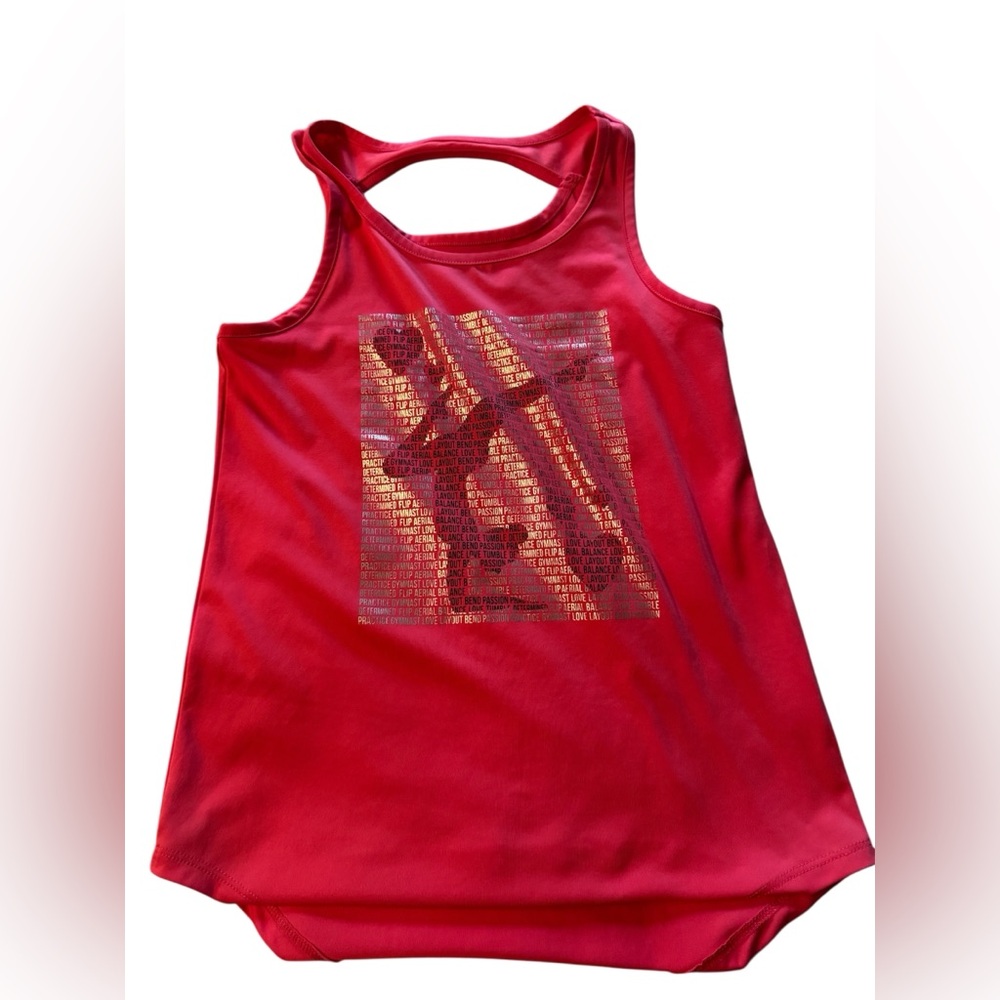 Energy Zone Red Athletic Tank Top Moisture-Wicking Performance Wear